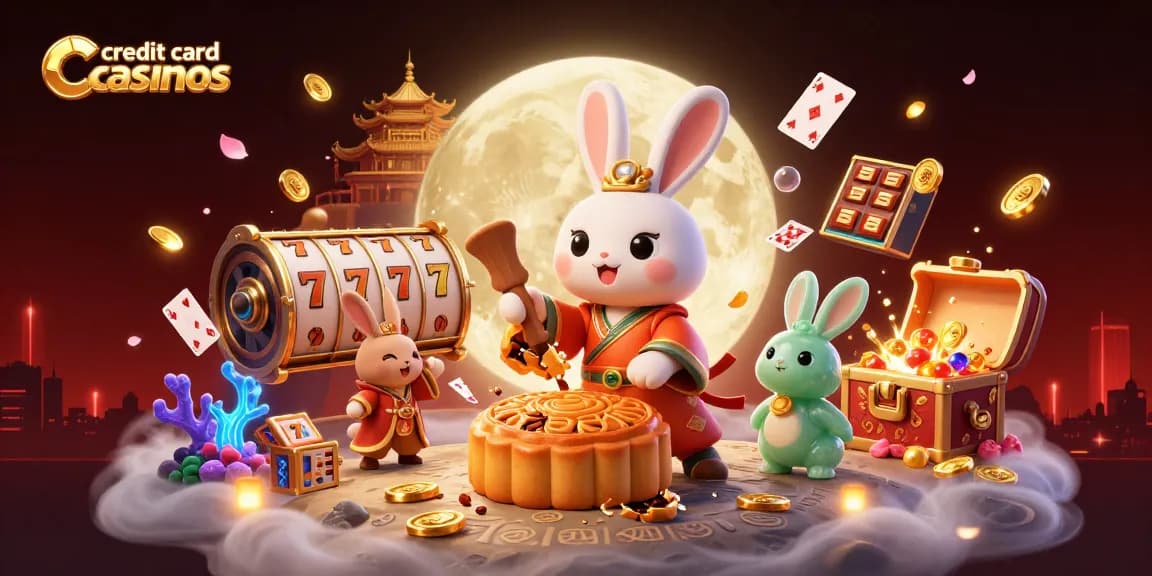 Experience thrilling gameplay at credit card casinos with dynamic characters and colorful gaming elements.