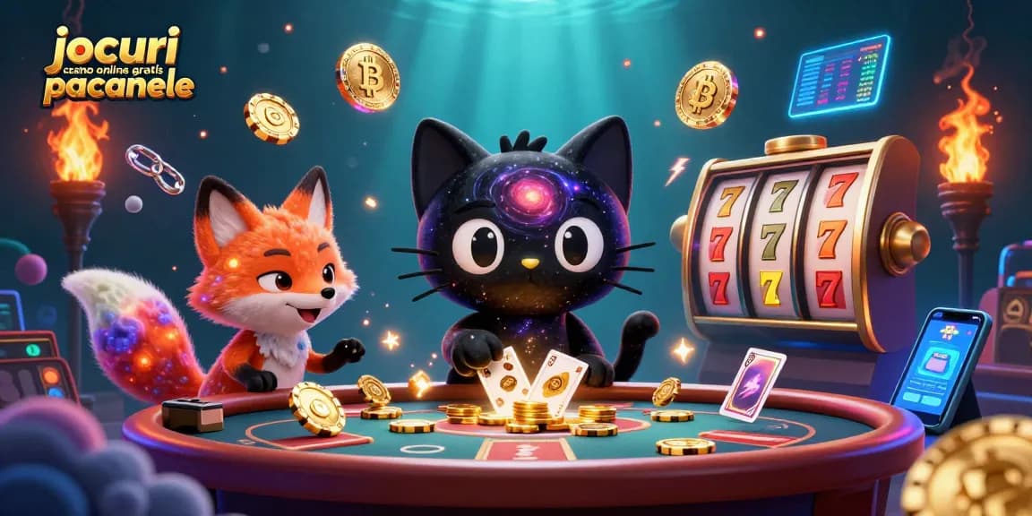 Joacă jocuri casino online gratis păcănele cu un pisoi gravitațional și un vulpe nebuloasă în universul cazinoului!