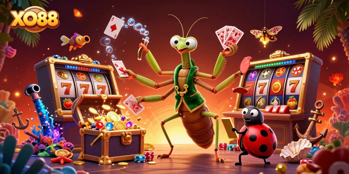 Join the excitement at XO88, where the lively casino world comes alive with vibrant characters and thrilling games!