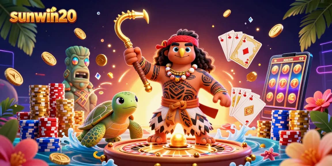 Experience thrilling gameplay with sunwin20, where the demigod hawk and turtle bring luck to your bets.