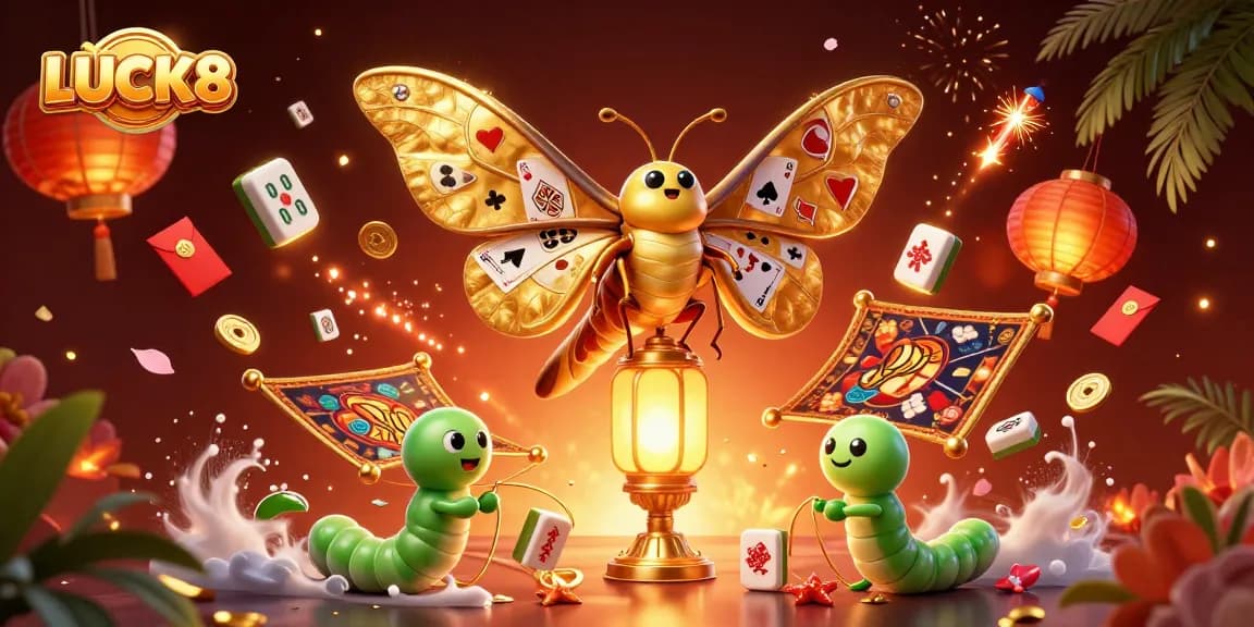 Experience LUCK8 with engaging casino themes, vibrant decorations, and dynamic game elements.