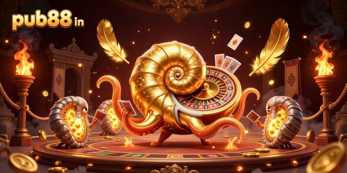 Immerse in pub88 in casino action with ancient nautilus roulette and card games.