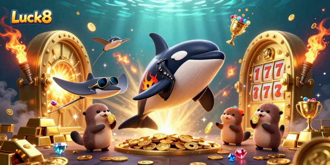 Luck8 brings excitement to your gaming experience with colorful characters and overflowing treasures.
