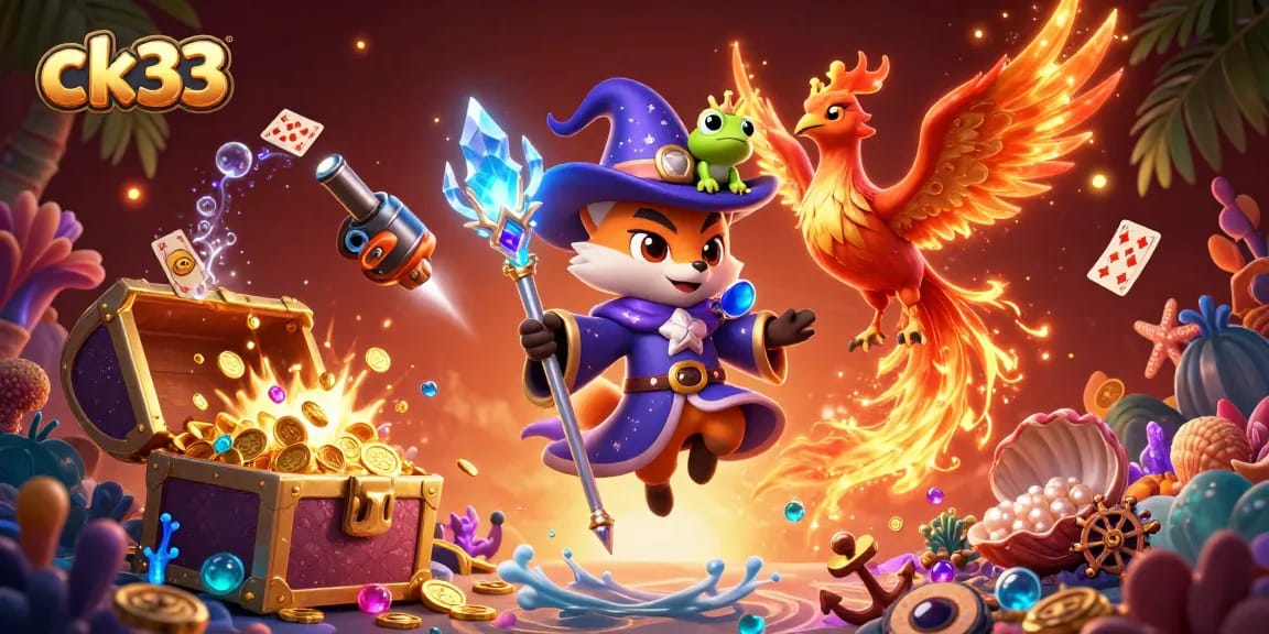 Experience thrilling jackpot wins at ck33 with magical characters and underwater treasures.