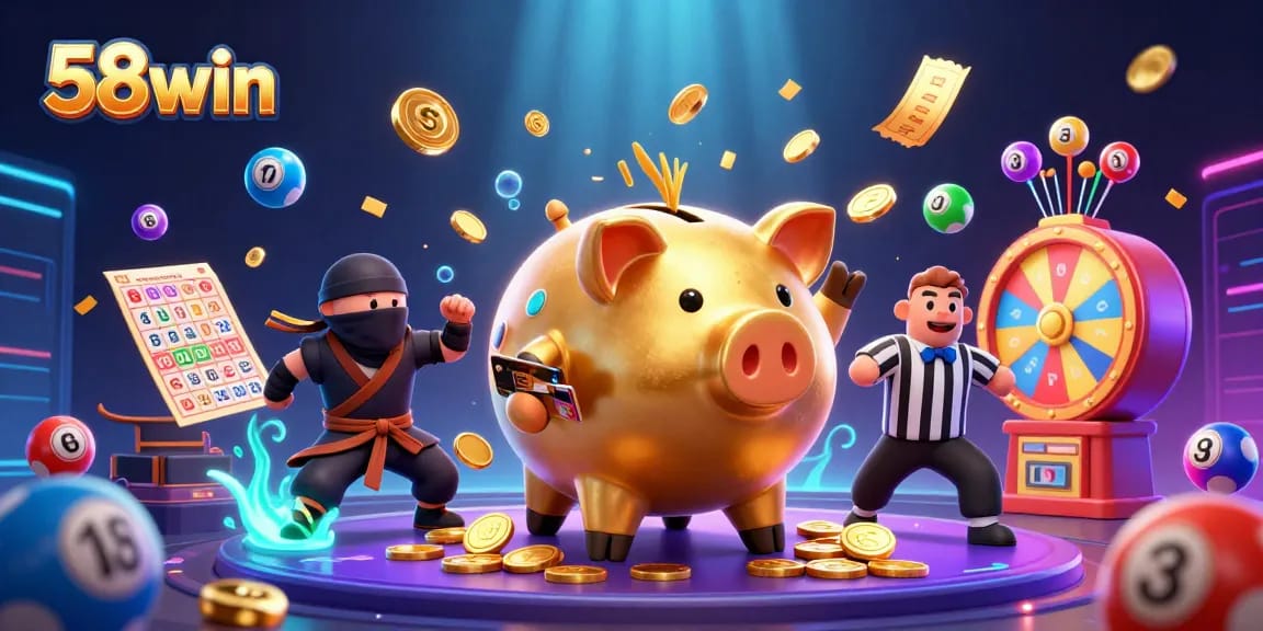 Engage with thrilling games at 58win with dynamic characters and vibrant casino elements.