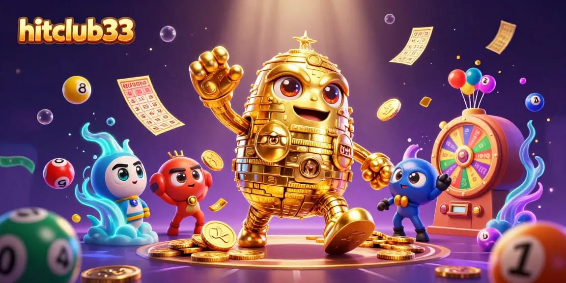 Play exciting games with hitclub33, featuring vibrant lotteries and thrilling golem characters.