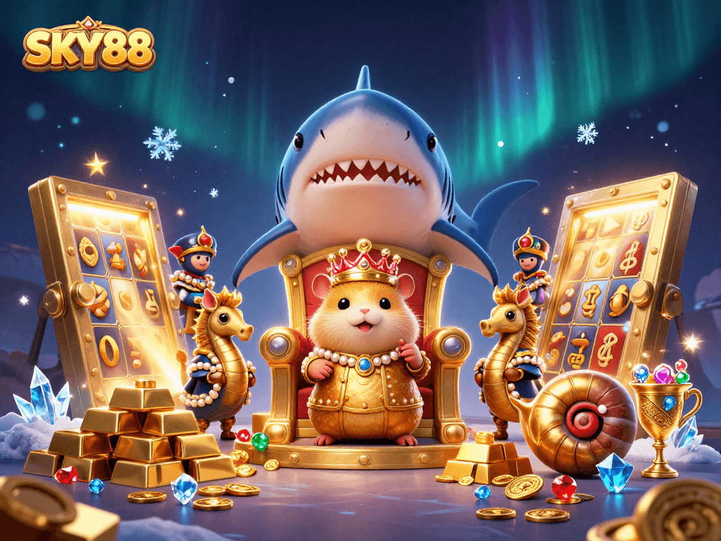 Experience the excitement of SKY88 with vibrant jackpots and engaging game elements.