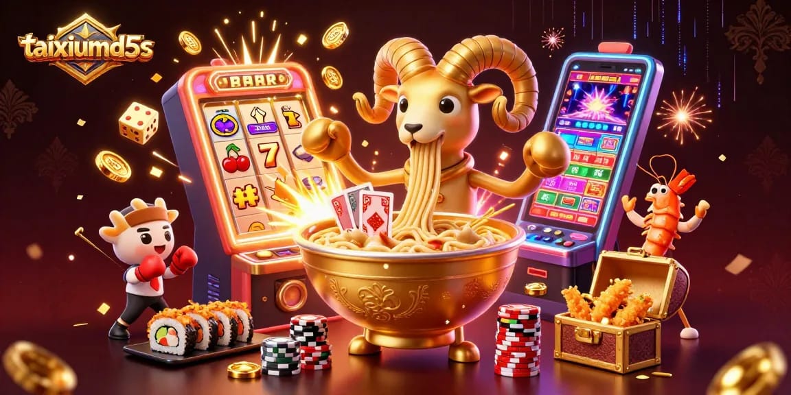 Experience exciting gameplay with taixiumd5s in a vibrant casino scene featuring dynamic characters and game elements.