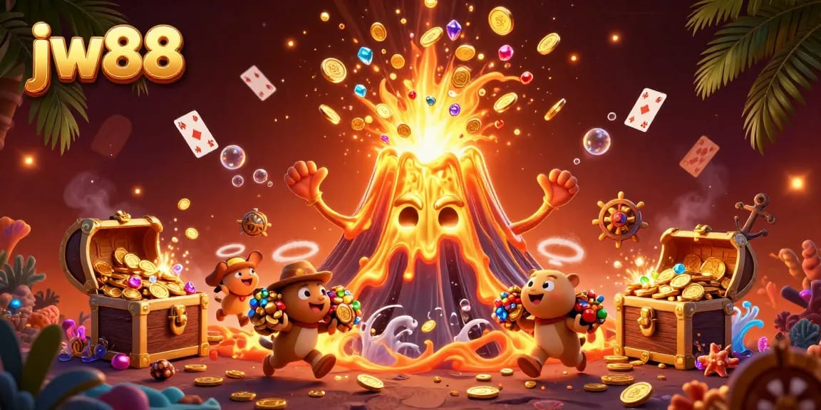 Experience thrilling winning moments at jw88 with vibrant 3D casino elements and treasure-filled adventures.