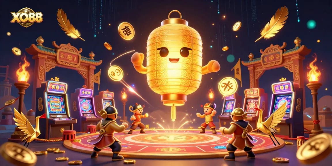 Experience thrilling online gaming at XO88 with unique symbols and vibrant animation.