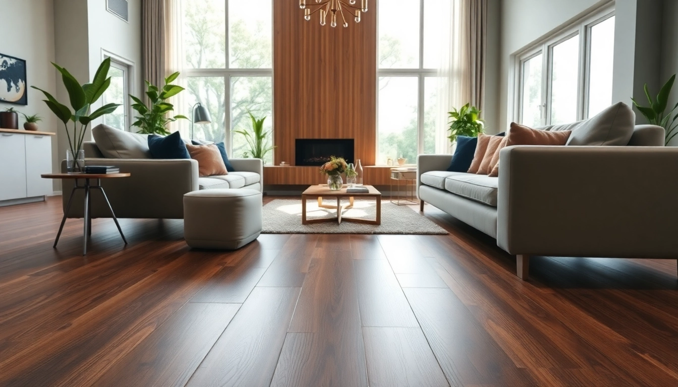 Transform your space with the best lvp flooring in rich walnut tones for a stylish home design.