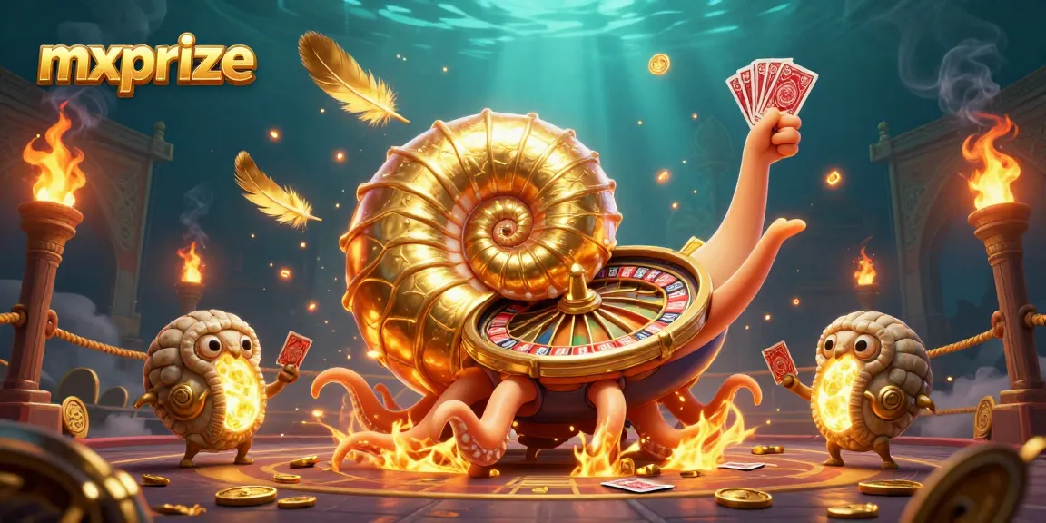 Experience thrilling gaming adventures with mxprize in a vibrant 3D casino illustration.