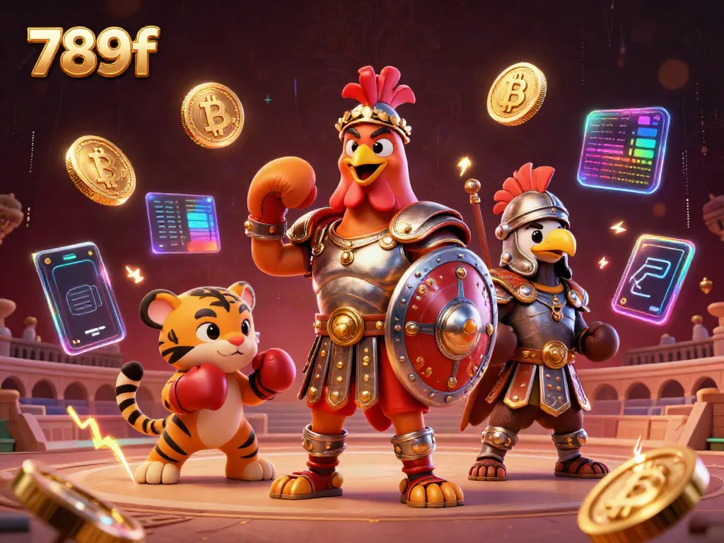 Experience immersive gaming at 789f with a dynamic illustration of casino elements in action.
