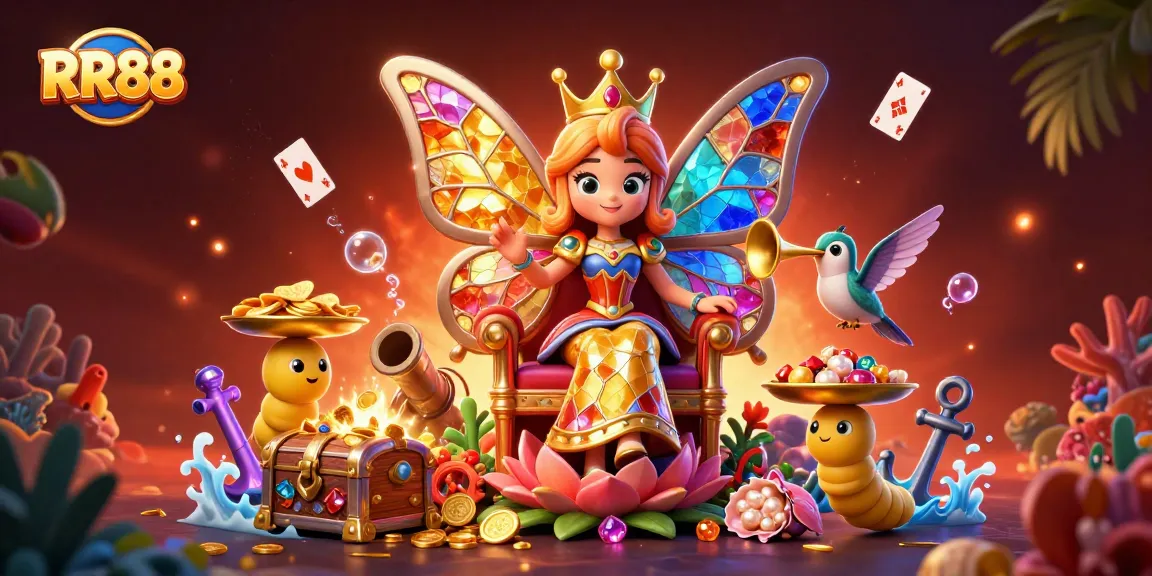 Experience thrilling gameplay at RR88 with vibrant casino elements and stunning 3D visuals.